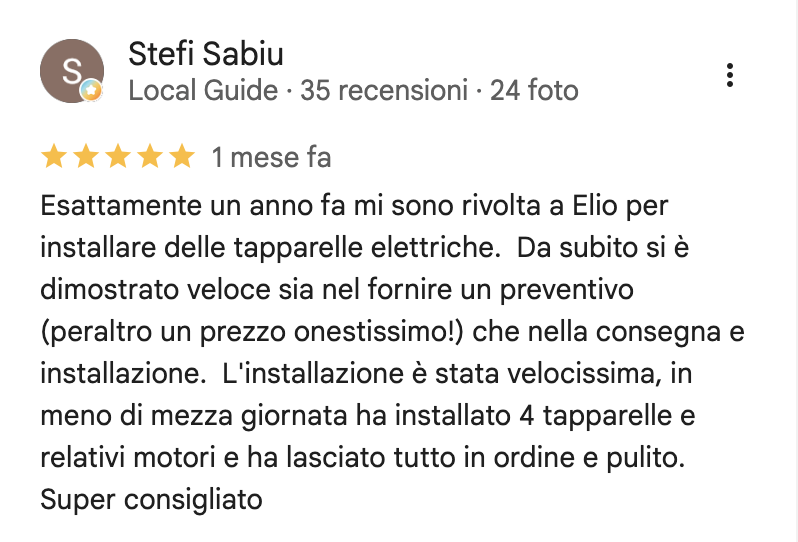 Recensioni tapparelle elettriche monza Recensioni tapparelle elettriche monza